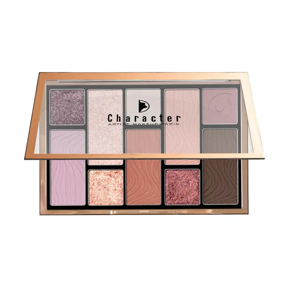Character 10 Color Eyeshadow Palette - Cep001 - 15 gm