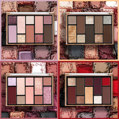 Character 10 Color Eyeshadow Palette - Cep004 - 15 gm