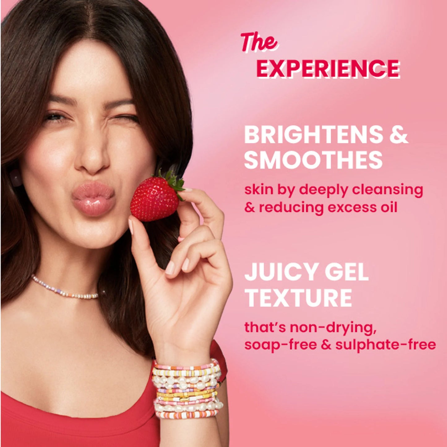 Dot & Key Strawberry Bright Niacinamide Gel Face Wash - 100 ml