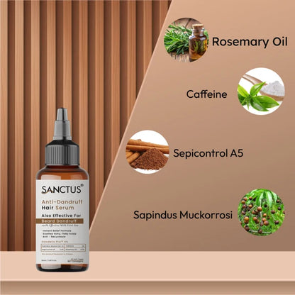 SANCTUS 4% Dandelix Pro Anti-Dandruff Hair Serum For Scalp - 50 ml
