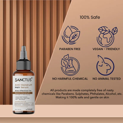 SANCTUS 4% Dandelix Pro Anti-Dandruff Hair Serum For Scalp - 50 ml