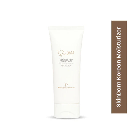 Personal Touch Skincare SkinDam Korean Moisturizer With Ceramide 3, Oat, Calendula & Centella For Dry Skin - 50 ml
