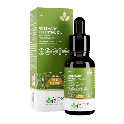 Avimee Herbal Rosemary Essential Hair Oil with Vitamin E & Nansyl - 15 ml