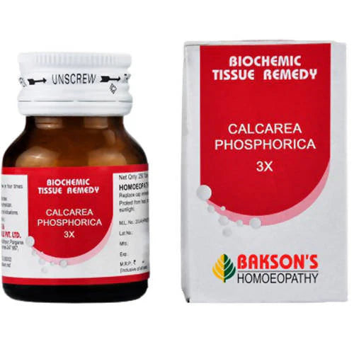 Bakson's Homeopathy Calcarea Phosphorica Biochemic Tablets-3X