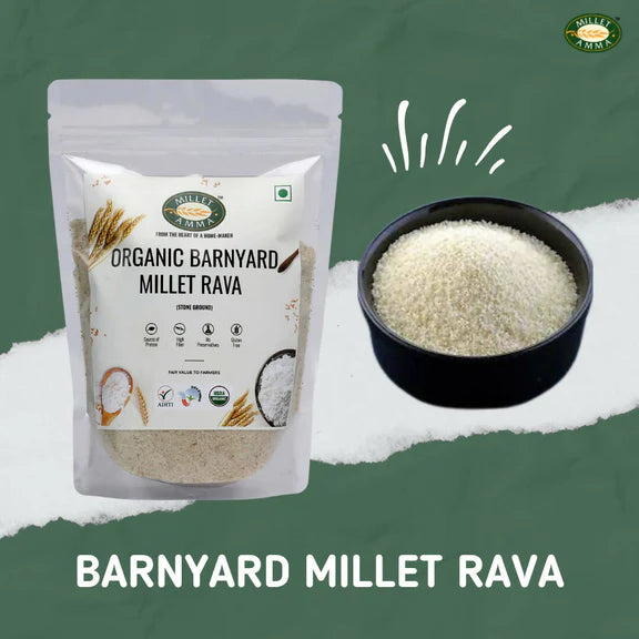 Millet Amma Barnyard Millet Rava (Suji) - 500 gm