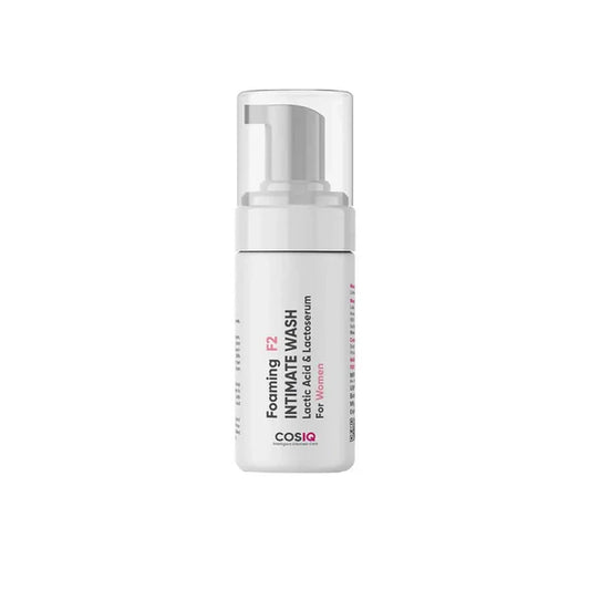 Cos-IQ Foaming F2 Intimate Wash For Women, Hygiene Wash with Lactic Acid & Lactoserum - 100 ml