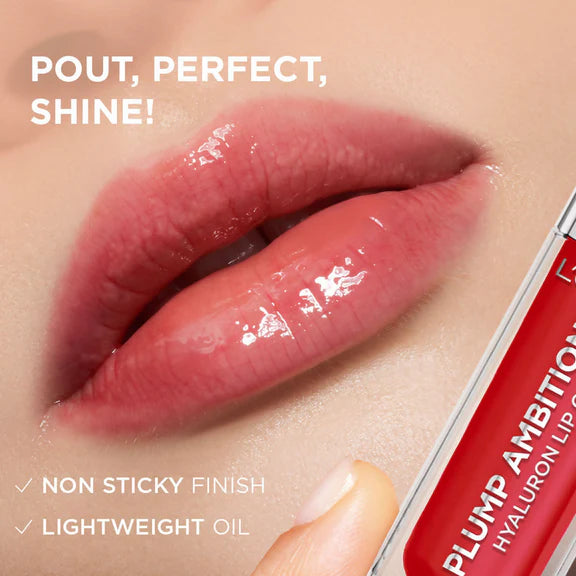 L'Oreal Paris Plump Ambition Hyaluron Lip Oil - 380 Rouge In Love - 5 ml