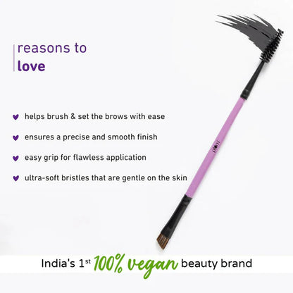 Plum Soft Blend Liner & Spoolie Brush Easy Pick-up 06