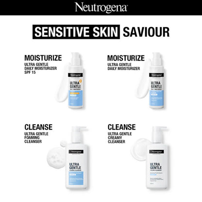 Neutrogena Ultra Gentle Daily Face Moisturizer With SPF 15 - 100 ml