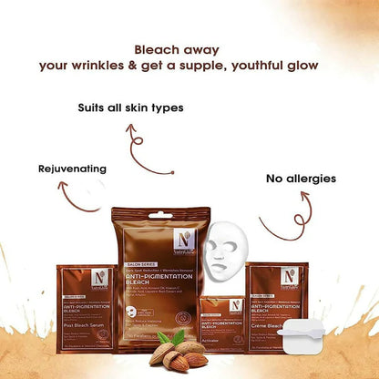 NutriGlow Advanced Organics Anti-pigmentation Bleach (6 in 1) - 20 gm