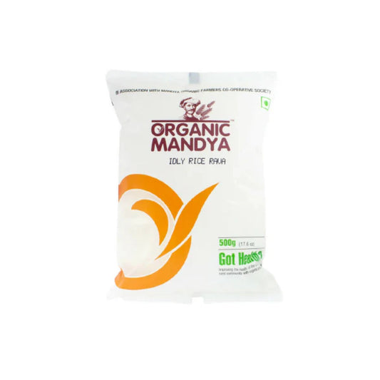 Organic Mandya Idly Rice Rava - 500 gm