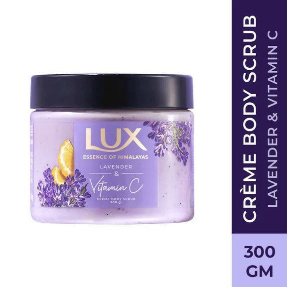 Lux Essence Of Himalayas Lavender & Vitamin C Creme Body Scrub - 300 gm