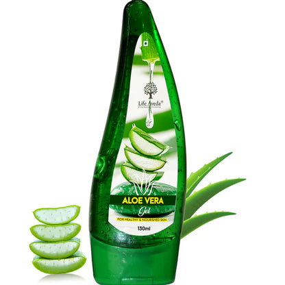Life Aveda Premium Aloe vera Gel - 130 ml - Pack of 2