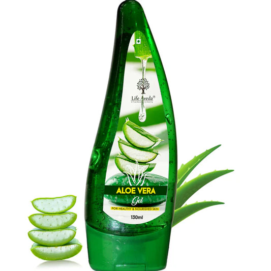 Life Aveda Premium Aloe vera Gel - 130 ml - Pack of 2