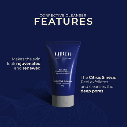 Kanpeki Blanch Corrective Cleanser for Daily Use - 75 gm