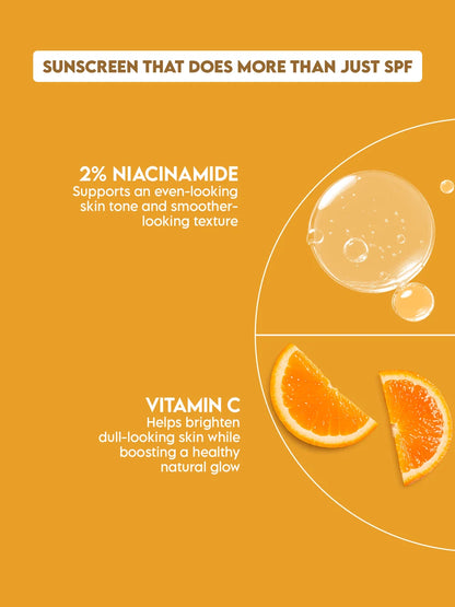 Vitamin C Daily Glow Sunscreen Gel SPF 50 PA++++ UVA/UVB With 2% Niacinamide