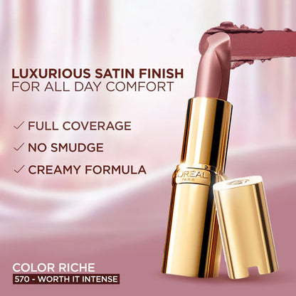 L'Oreal Paris Lip Combo That'S So Worth It - Infallible Matte Resistance & Color Riche Satin - kit