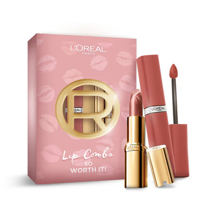 L'Oreal Paris Lip Combo That'S So Worth It - Infallible Matte Resistance & Color Riche Satin - kit