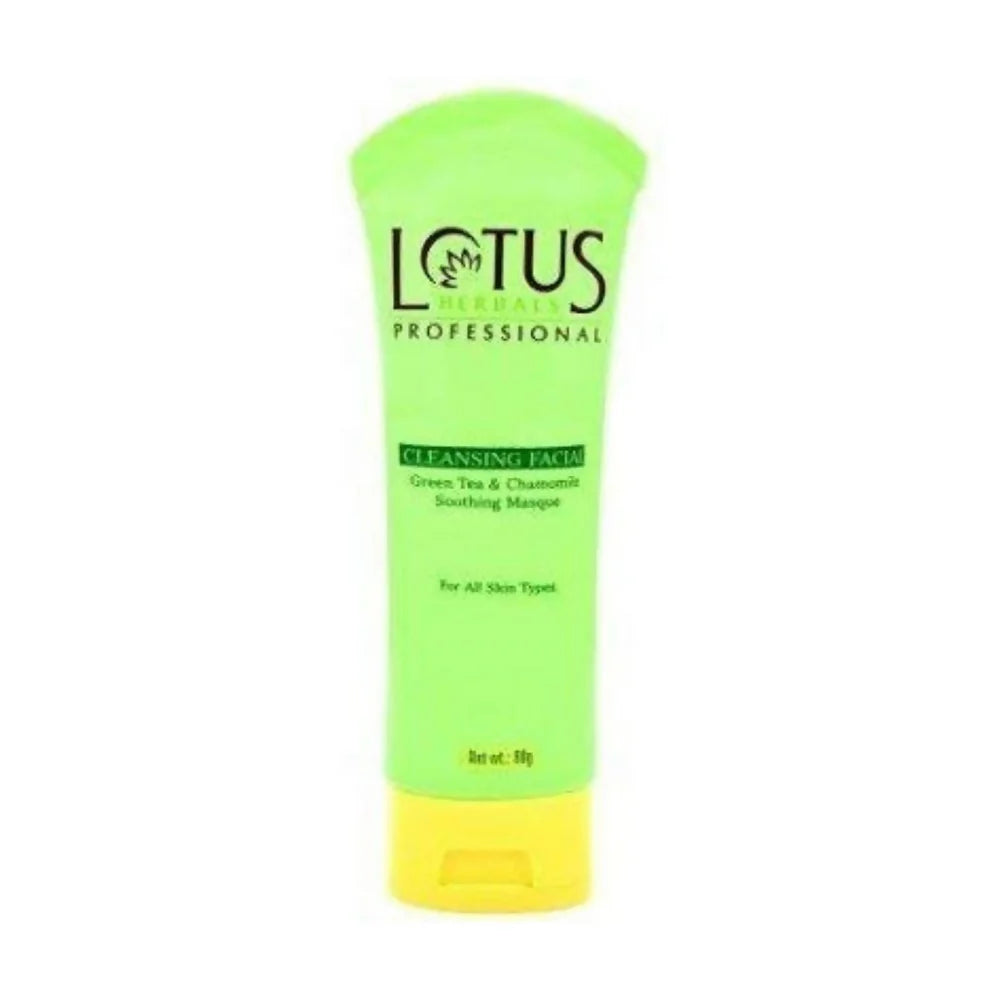 Lotus Professional Cleansing Facial Green Tea And Chamomile Soothing Mask