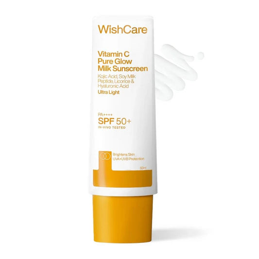 WishCare Vitamin C Pure Glow Milk Sunscreen