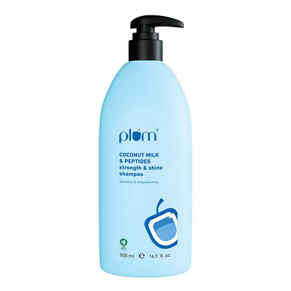 Plum Coconut Milk & Peptides Shampoo For Soft, Shiny Hair - 250 ml