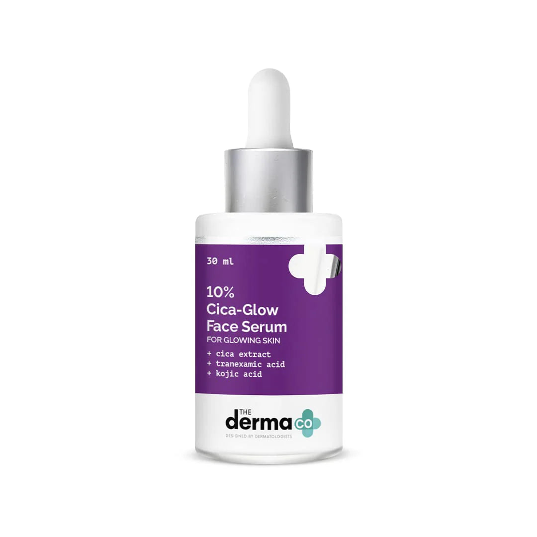 The Derma Co 10% Cica-Glow Face Serum for Glowing Skin