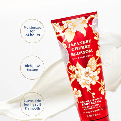 Bath & Body Works Water Ultra Hydration with Hyaluronic Acid Body Cream - 226 gm