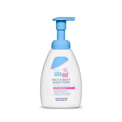 Sebamed Baby Face & Body Wash Foam|Ph 5.5|Ideal for face & body cleansing|