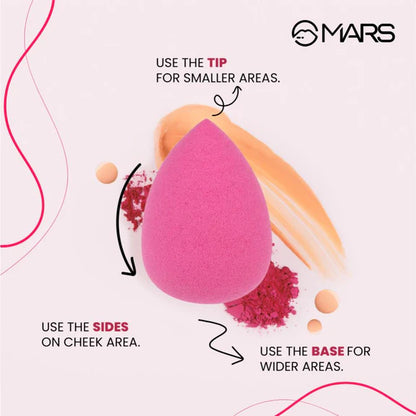 MARS Cosmetics Mini Beauty Blender For Face Makeup - Set Of 5 - Set of 5