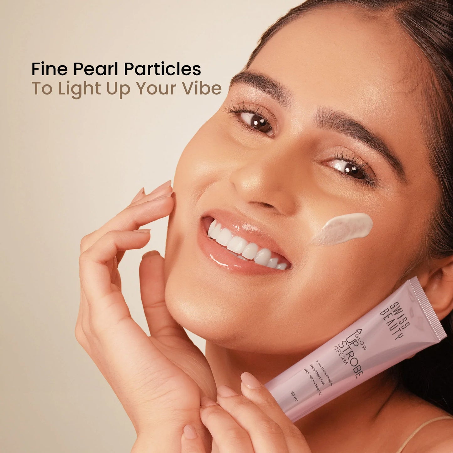 Swiss Beauty Glow Up Strobe Cream, Dewy Radiance, Versatile Use With Jojoba Oil - 1 Pink Twilight - 30 ml