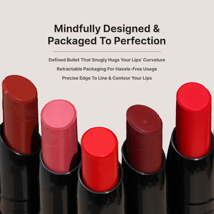 Swiss Beauty Select Here To Stay Lip Crayon Velvety-Matte Finish , 12-Hour Stay - 1 Cool Caramel - 2.5 gm