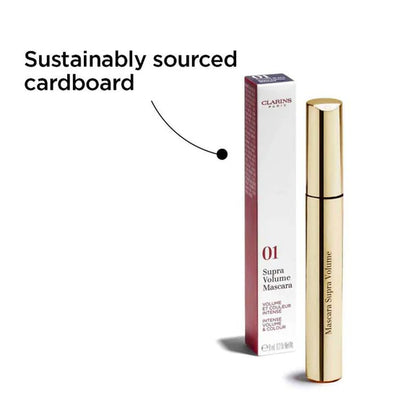 Clarins Supra Volume Mascara 01 Intense Black - 8 ml