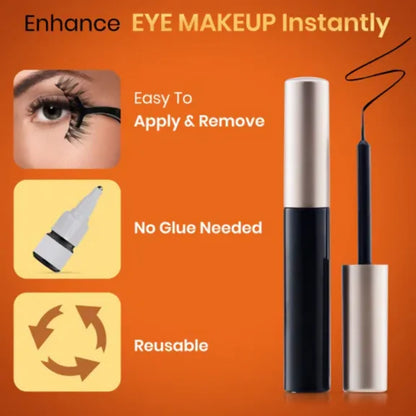 NY Bae Wink Easy Magnetic Eye Lashes| Korean Beauty Combo - combo