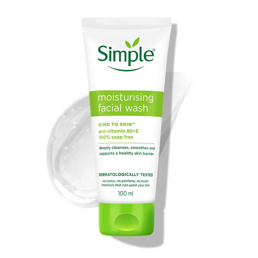 Simple Moisturising Facial Wash, 100ml