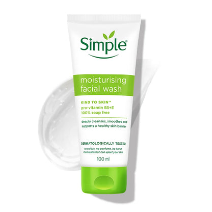 Simple Moisturising Facial Wash, 100ml