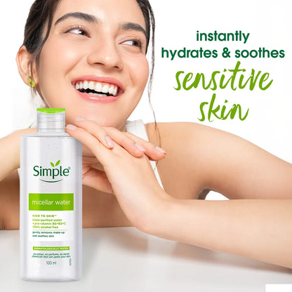 Simple Kind To Skin Micellar Cleansing Water, 100ml