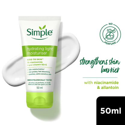 Simple Hydrating Light Moisturiser, 50ml