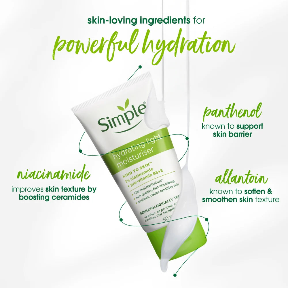 Simple Hydrating Light Moisturiser, 50ml