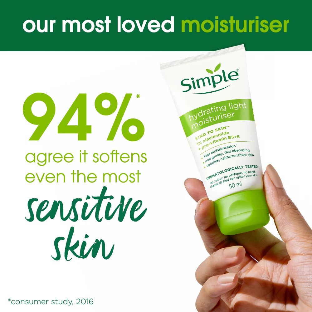 Simple Hydrating Light Moisturiser, 50ml