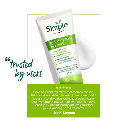 Simple Hydrating Light Moisturiser, 50ml