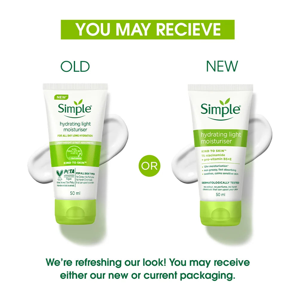 Simple Hydrating Light Moisturiser, 50ml