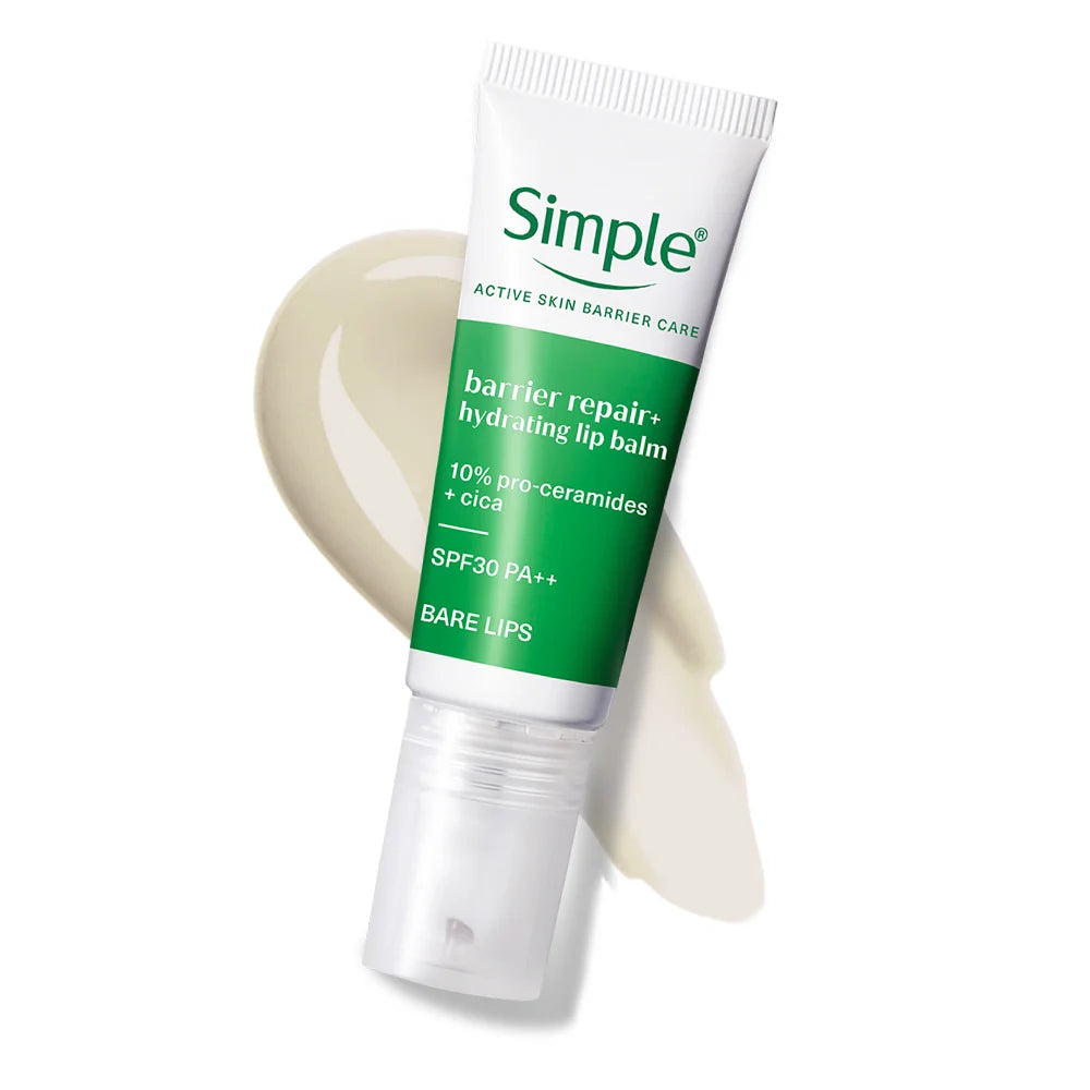 Simple Repair+ Active Barrier Care Lip Balm – Bare, 10g