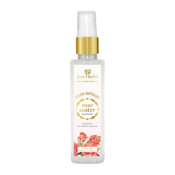 Just Herbs Steam Distilled Rose Water Facial Mist - 100 ml