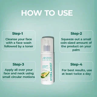 Jovees Avocado & Chamomile Hydra Moist Intense Moisturiser - 100 ml