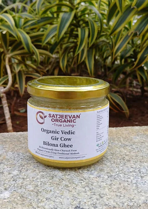 Satjeevan A2 Gir Cow Bilona Ghee | Pure A2 Gir Cow Bilona Ghee | 100% Gir Cow Ghee | Traditional Cow Ghee