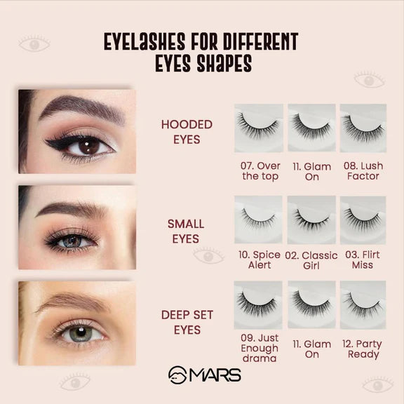 MARS Cosmetics Fabulash Eyelashes - 02 Classic Girl - 1 pcs