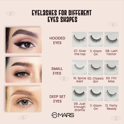 MARS Cosmetics Fabulash Eyelashes - 02 Classic Girl - 1 pcs