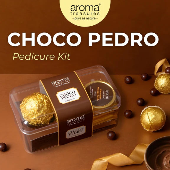 Aroma Treasures Choco Pedro Chocolate Pedicure Kit - 150 gm