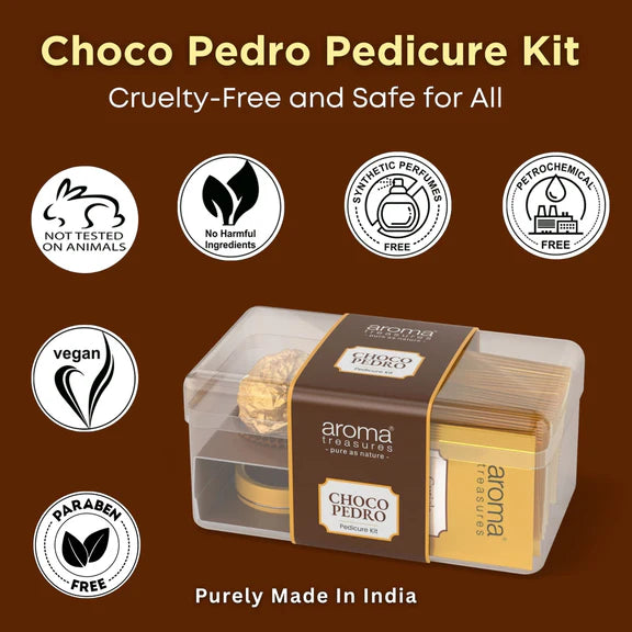 Aroma Treasures Choco Pedro Chocolate Pedicure Kit - 150 gm