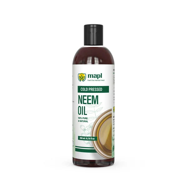 MAPL Neem Seed Oil Cold Pressed 100% Pure - 200 ml